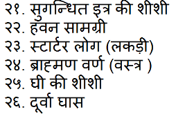 Samanya Puja Samagri